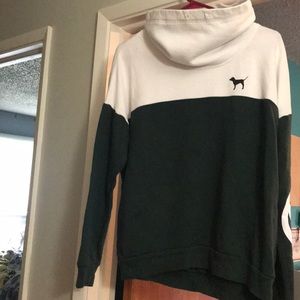PINK, comfy sweatshirt with loose neck